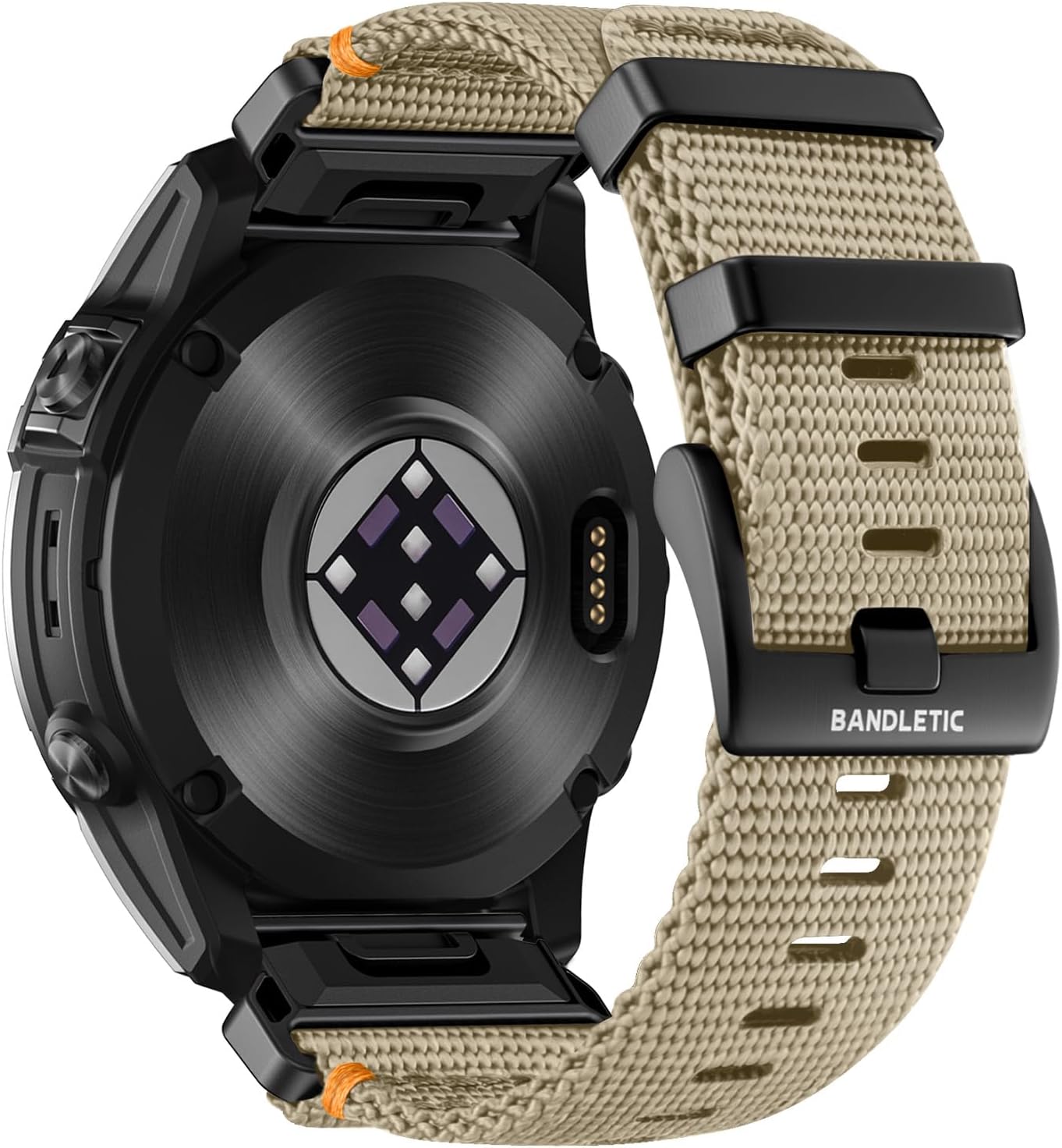 Bandletic Compatible with Garmin Instinct Watch Bands - 22mm Quick Fit Rugged Nylon Replacement Band for Fenix 8 E 47mm/7 6 Pro/5 Plus/Instinct 2 3 E 45mm/Forerunner 970 965/Approach S70 S62/Epix Pro