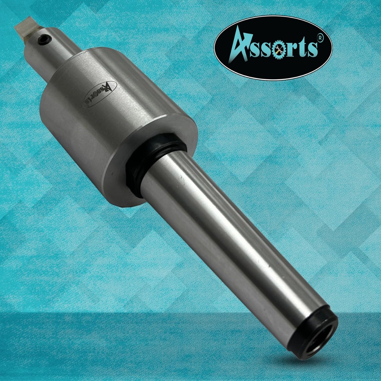 Assorts Newly Developed Rotary Broach (Metric) – MT3 Shank (M12 x 1.75 mm Drawbar) + 7 PCS H.S.S. Square Punch Set (3–12 mm)-Enhanced with Wobble Feature