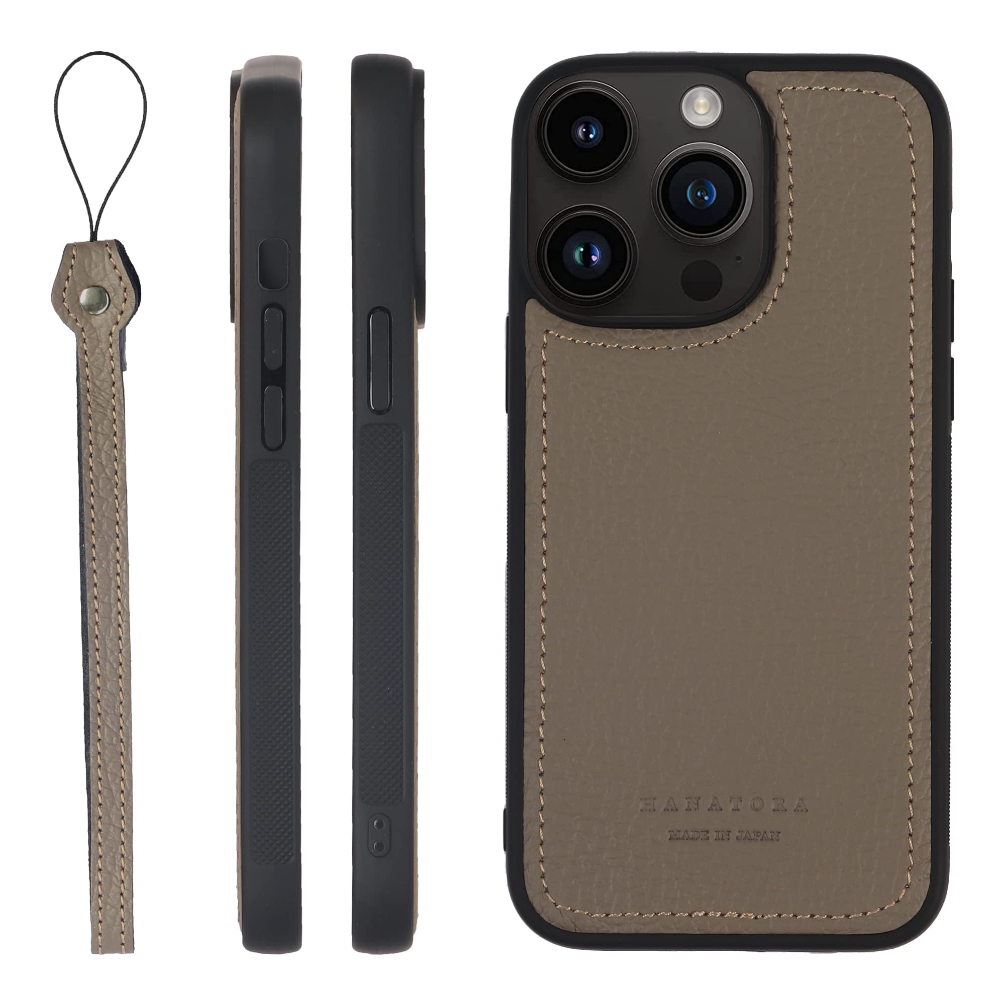 【色:グレージュ_サイズ:iPhone15ProMax】HANATORA iPh 色:グレージュ_サイズ:iPhone15ProMax】HANATORA iPhの通販 by