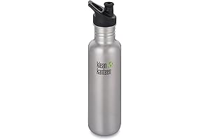 Klean Kanteen Classic Stainless Steel Single Wall Non-Insulated Water Bottle with Sport Cap