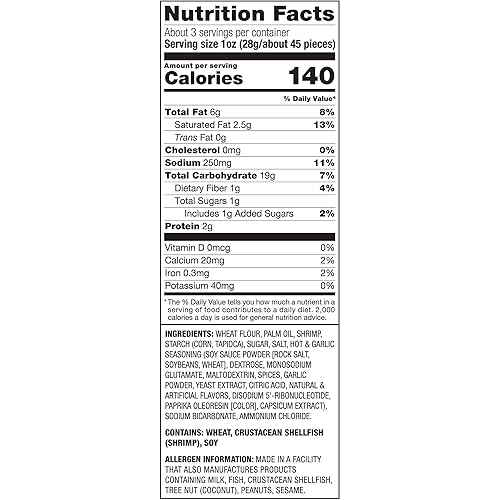 Miniatura 19 de Calbee Chips de camarones (ajo caliente, 4.0 onzas) (paquete de 12) Horneados para una perfección crujiente