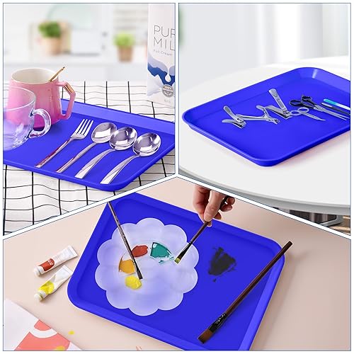 Miniatura 57 de JMU Bandejas dentales autoclavables, bandejas de plástico dentales para instrumento blanco, 13.25" X 9.75", tamaño B