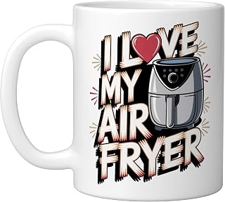 Air Fryer: I Love My Air Fryer Ceramic Mug, White