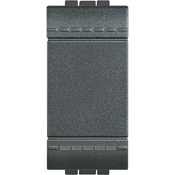 BTicino sl4003nf LIVINGLIGHT Diverter 1P 16 A 1 m Anthracite black SL4003NF