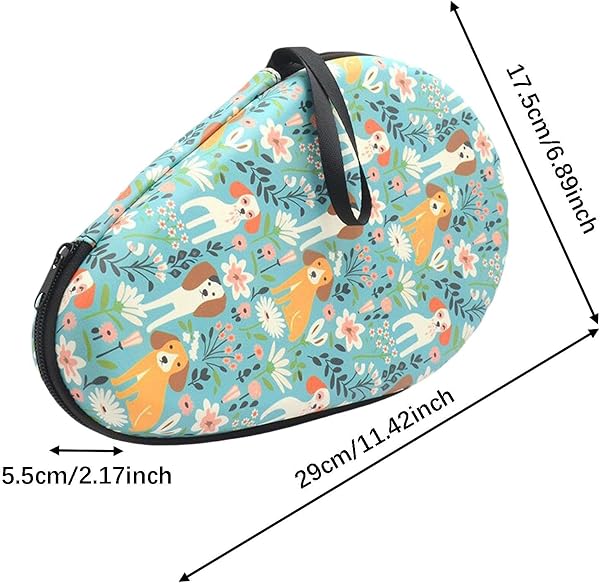 Custodia per Racchetta Da Pong, Borsa Portaoggetti Portatile Professionale per Viaggi Da Competizione - 3