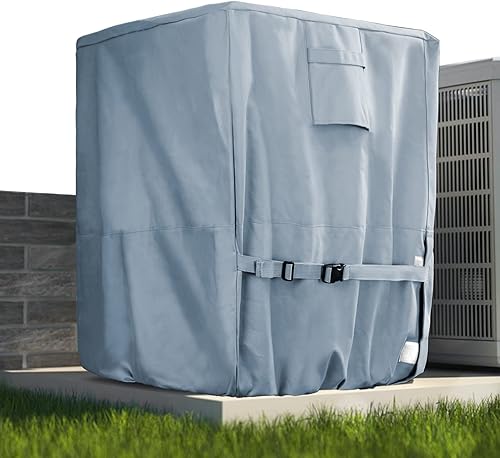 Cubierta de aire acondicionado para unidad exterior, cubierta central de aire acondicionado de invierno para exteriores que se adapta hasta 24