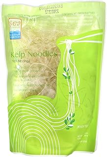 Sea Tangle Moringa Kelp Nudeln (340 ml) – kalorienarme asiatische Nudeln für gesunde Nudelgerichte – glutenfrei, Keto Nudel-Sub für Reisnudeln, Glasnudeln, Pad Thai Nudeln, Vermicelli