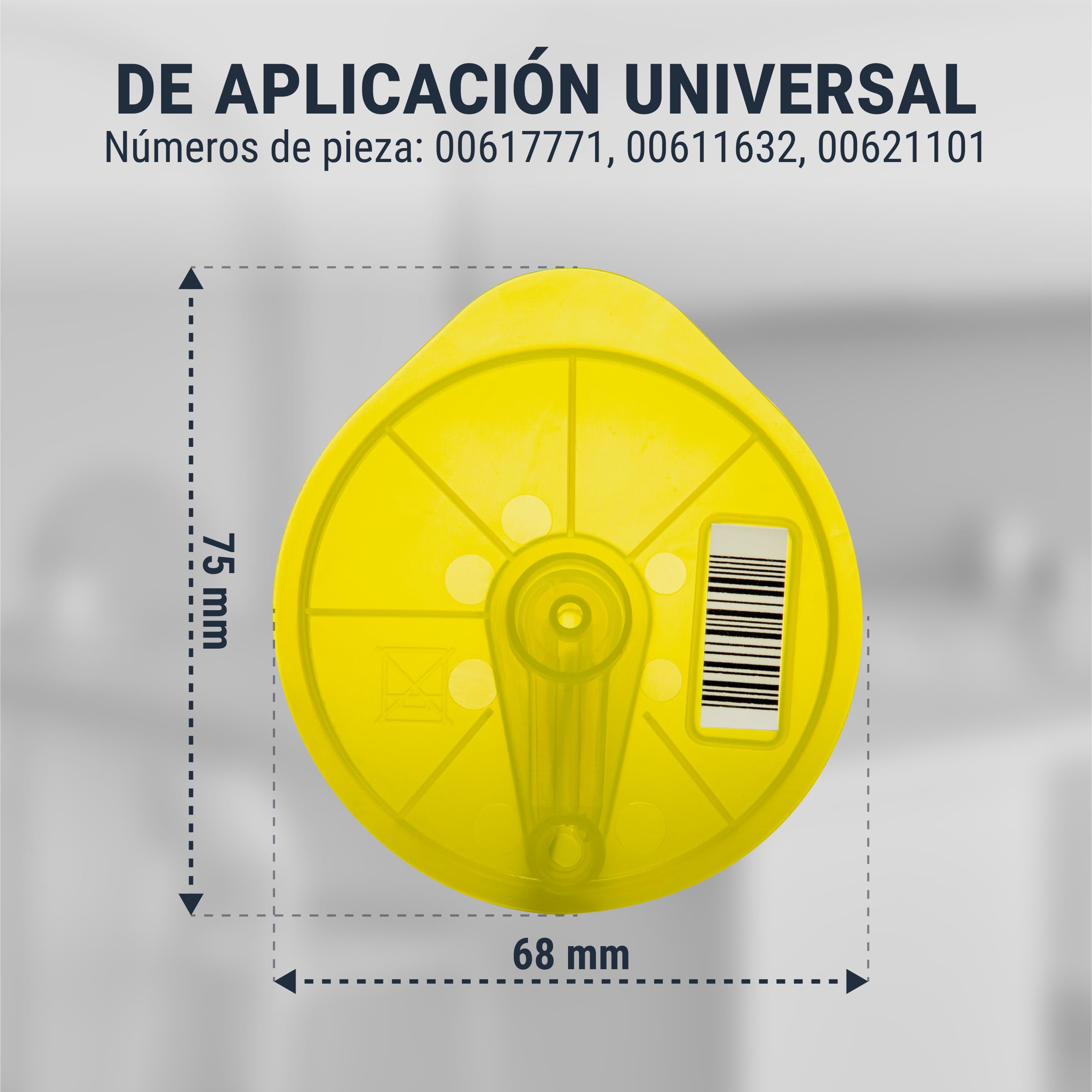 Disco de limpieza para Bosch 17001490 00576836 compatible con cafetera Tassimo T-Disc amarillo para limpieza compatible con TAS12, TAS20, TAS32, TAS40, TAS 42, TAS65, TAS85