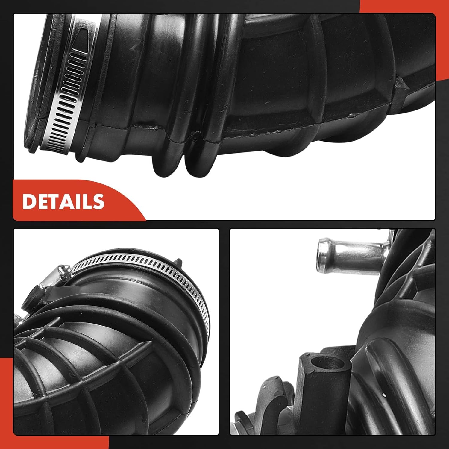 A-Premium Engine Air Intake Hose Tube Compatible with Acura RSX Base 2002-2006 - [L4 2.0L] & Honda CR-V 2002-2004 - [L4 2.4L], Replace# 17228-PNE-G00, 17228PNEG00