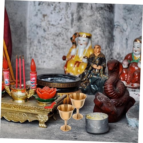 Miniatura 5 de Taza de cáliz de latón Copa de vino Copas decorativas para oficina en casa elegante cáliz primera comunidad