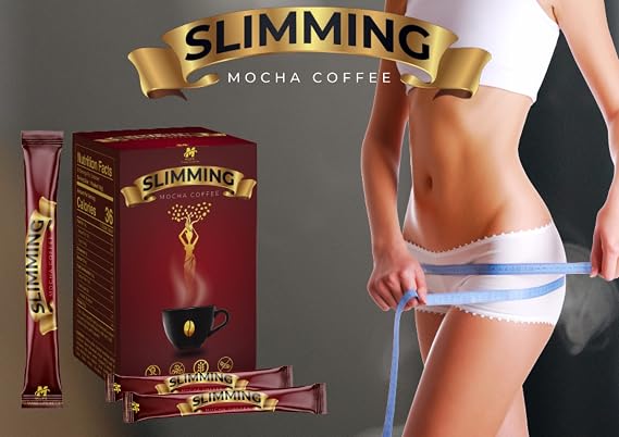 Slimming Mocha Coffee Burn + Control Herbal Coffee Metabolism & Weight Management Premium Arabica & Robusta Blend Sugar Free, Gluten Free, Keto Friendly