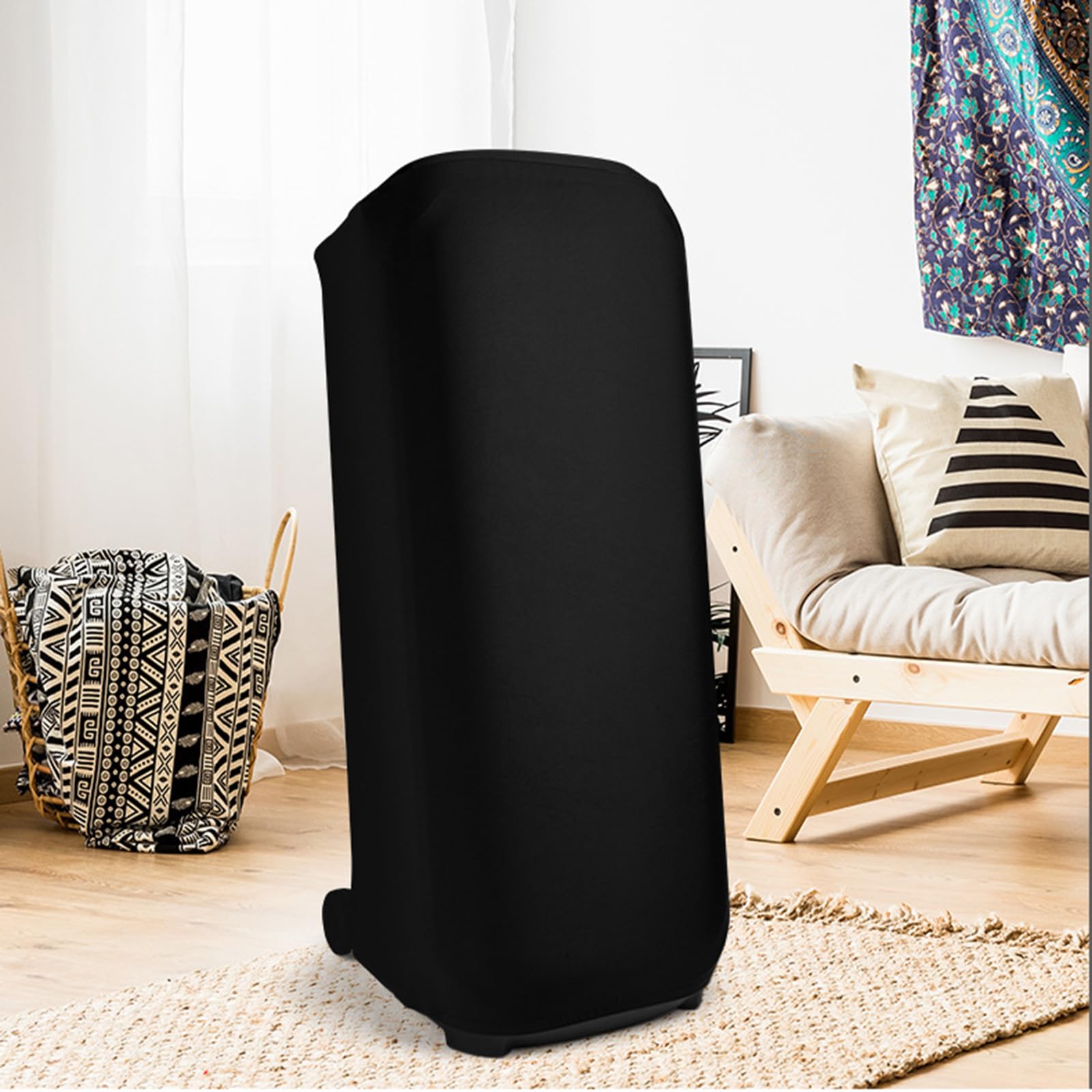 Funda Protectora contra el Polvo Licra Accesorios de Bolsa a Prueba de Polvo Dust Cover Protector para JBL PartyBox Ultimate, Altavoz portátil para Fiestas,Negro