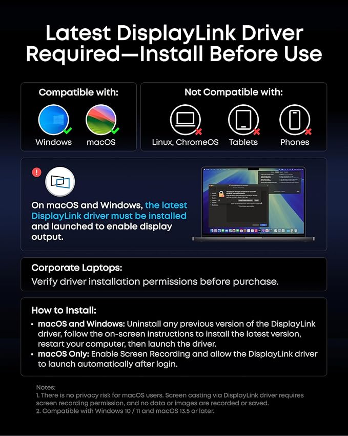 Anker Prime Docking Station (DL7400), Hub USB 14 Puertos Triple Pantalla 140W miniatura 3