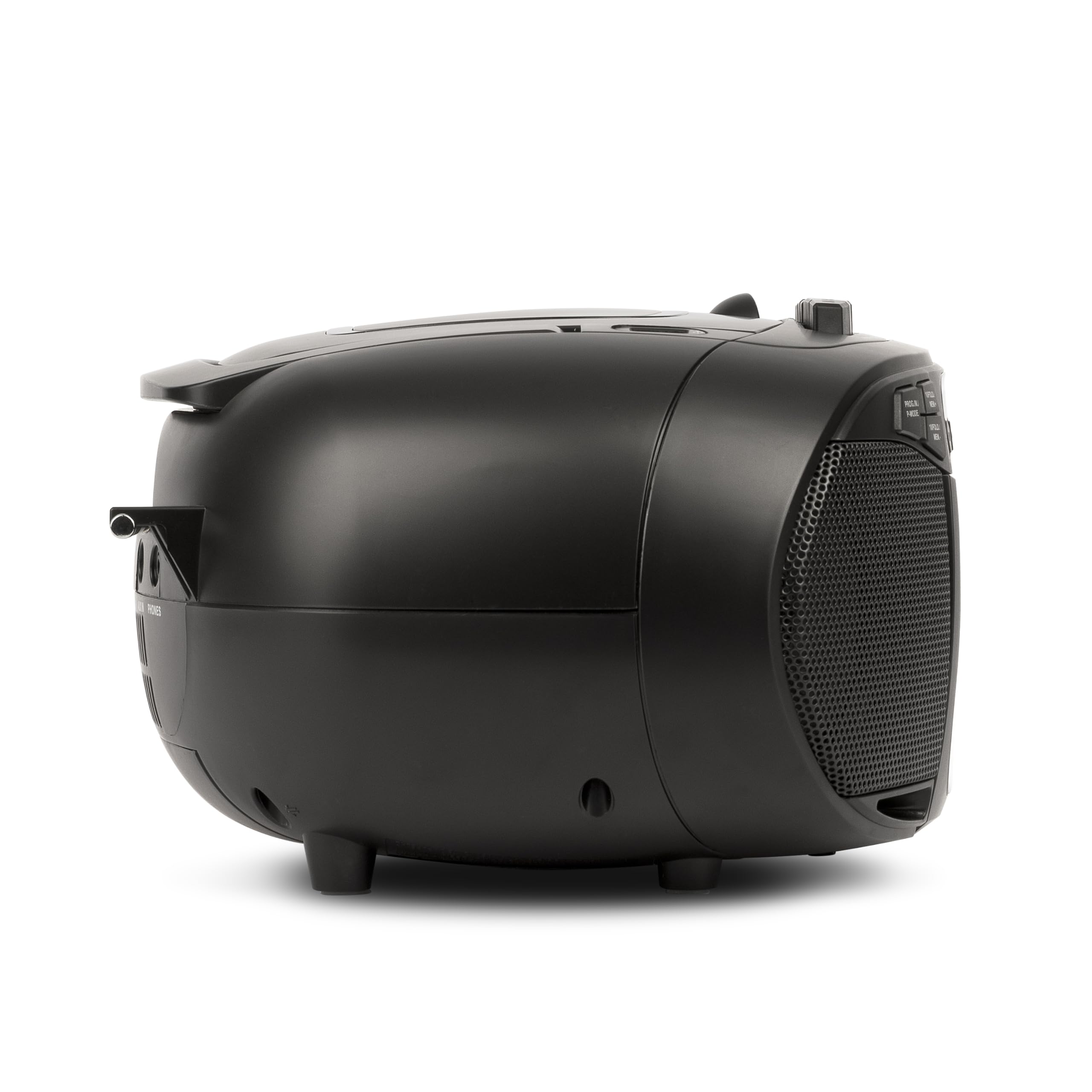 Trevi CMP 576 Stereo Portatile DAB FM, Boombox con Lettore CD e Musicassette, Ingressi USB, AUX-IN e Presa Cuffia