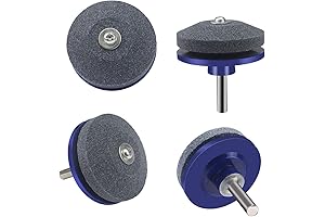 4-Pack Lawn Mower Sharpener, Upgrade Lawn Mower Blade Sharp Tool, Durable Garden Tool