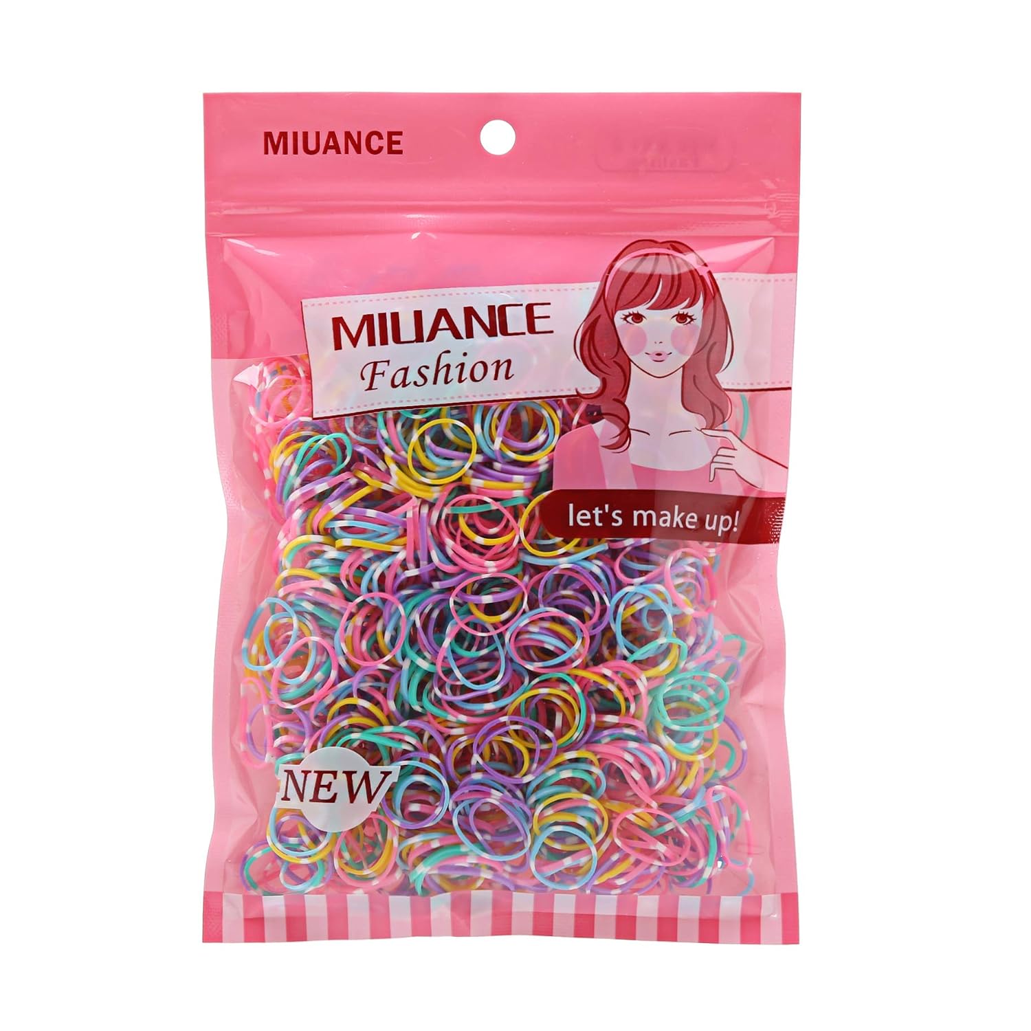 Multi Candy Color Baby Girl's Kids Hair Holder Hair Tie Elastic Rubber Bands (1000pcs small Muti-color 3)
