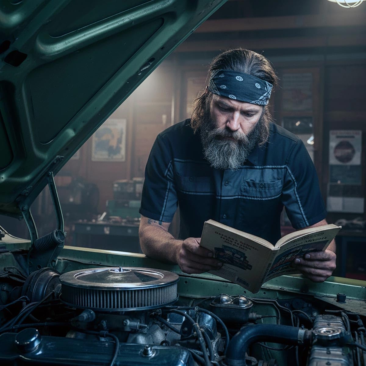 Milwaukee Leather MDM11672 Men’s Grey-Black Mechanic Work Shirt w/Reflective Strip - Heavy-Duty Button-Up - Image 5