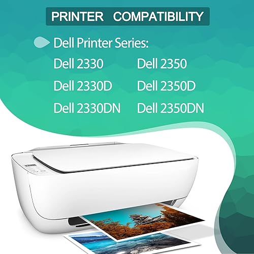 Miniatura 2 de GREENBOX Cartucho de tóner compatible 2330DN de repuesto para impresora Dell PK941 de 6.000 páginas de alto rendimiento para Dell 2350DN 2330D