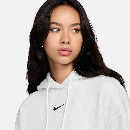 Miniatura 4 de Nike Sportswear - Sudadera con capucha de forro polar, con diseño Phoenix, de gran tamaño para mujer