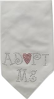Mirage Adopt Me Dogs - Pañuelo con Diamantes de imitación, pequeño, Color Blanco