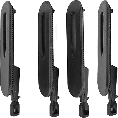 Replacement Cast Iron Burner for Select 4632210, 4632215, 463221503, Genius, Barbeques Galore GE3BSSLP, GE3BSSNG, Grand Hall, Patio Chef, The Source & Turbo (4-PK) Gas Models