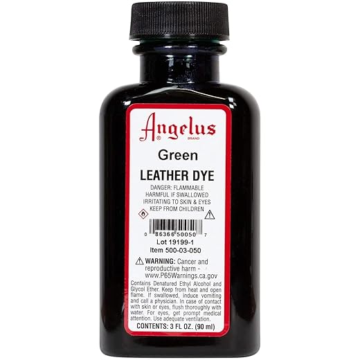 Angelus Leather Dye Green