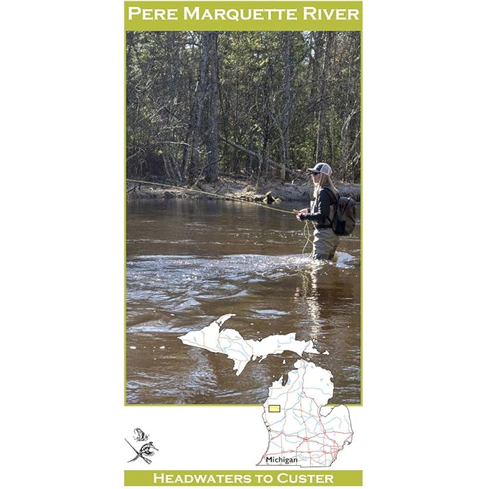 Buy Wilderness Adventures Press Pere Marquette River Fishing Access Map