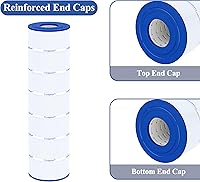 Vista 4 de Cryspool® 08063 Filter Compatible with Jandy CS200, R0462400, PJANCS200, C-8418, 11088503, 11088513, FC-0823, 200 Sq. Ft Pool Filter Cartridge, 1