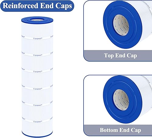 Miniatura 4 de Cryspool® 08063 Filtro compatible con Jandy CS200, R0462400, PJANCS200, C-8418, 11088503, 11088513, FC-0823, Cartucho de filtro de piscina de 200