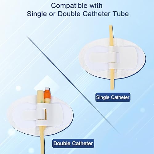 Miniatura 6 de Dispositivo de estabilización del catéter de Foley, adhesivo autoajustable para bolsa de pierna de catéter urinario, suministros de catéter para
