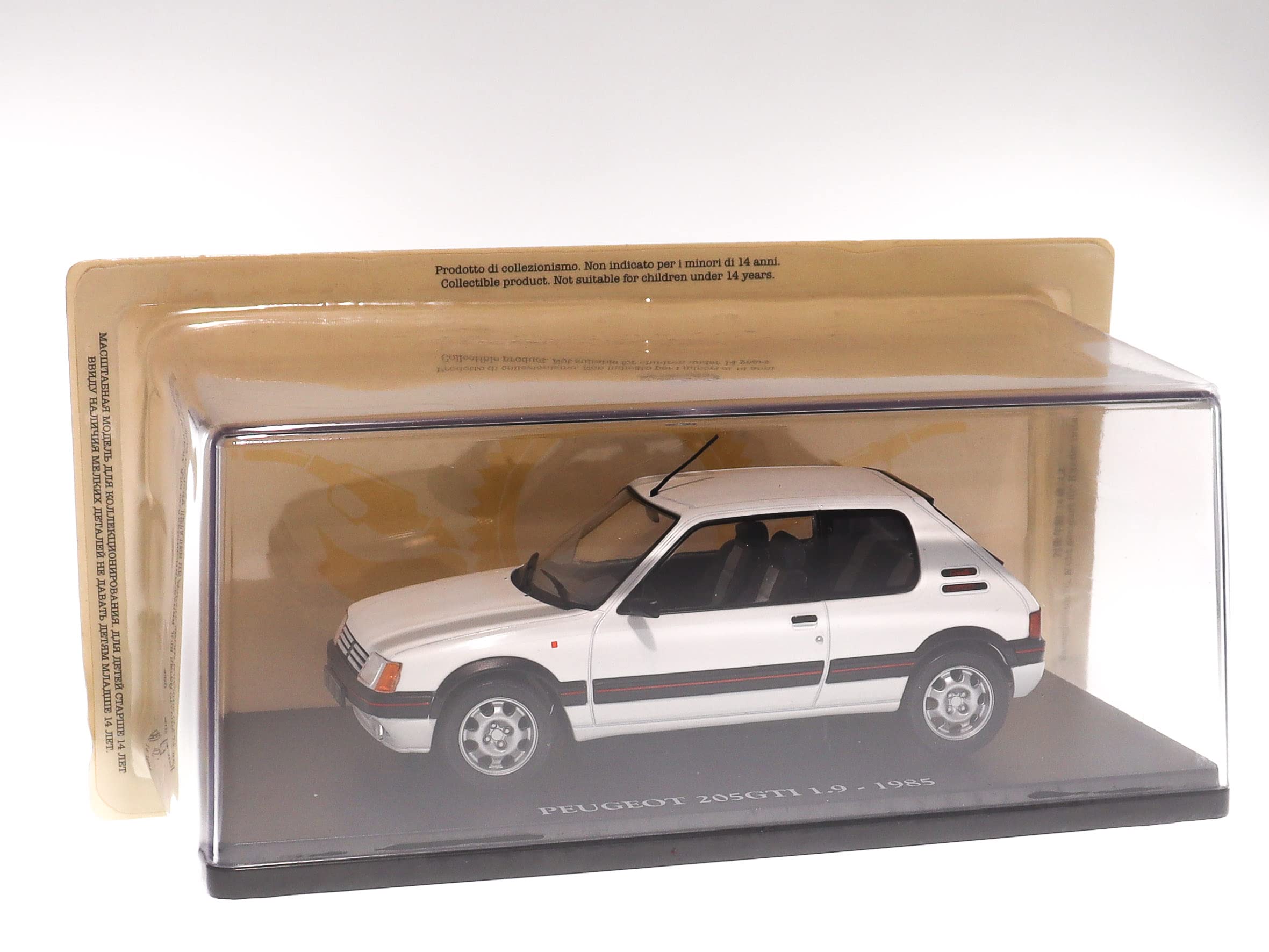 OPO 10 Voiture Miniature de Collection 1/24 Compatible avec Peugeot 205 GTI 1.9-1985 - VC012