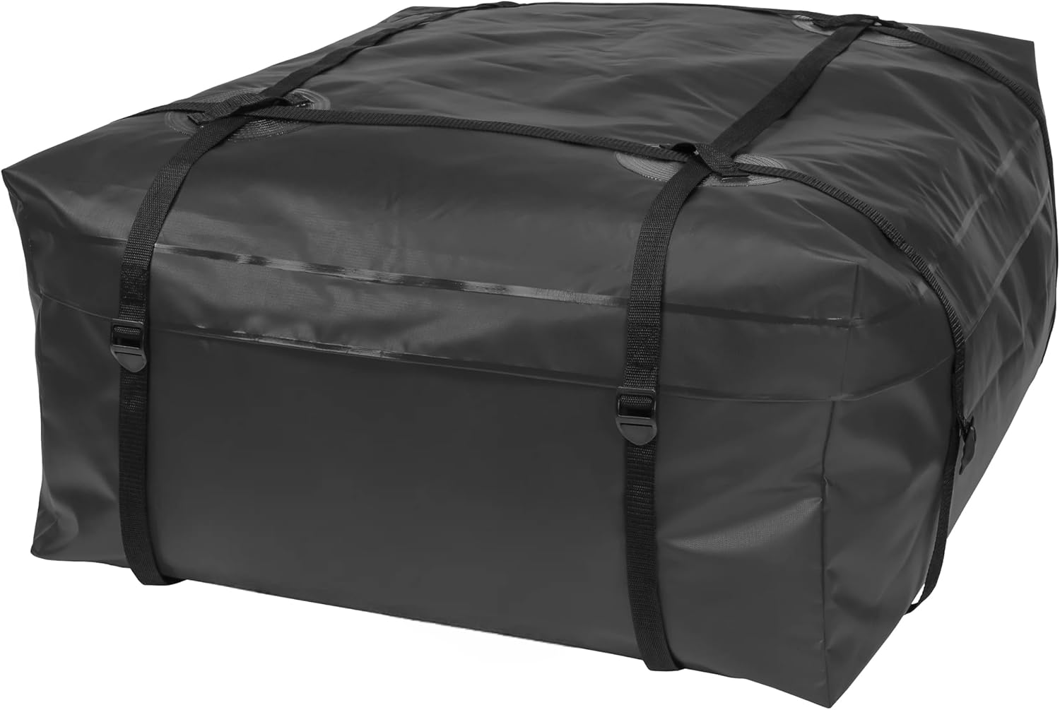 10 Cubic Feet Soft-Shell Roof Bag, Waterproof Car Top Carrier with Universal Fit for SUV Sedan Van, Heavy-Duty Travel Storage for Camping & Road Trip, Black 36x30x16 Inch