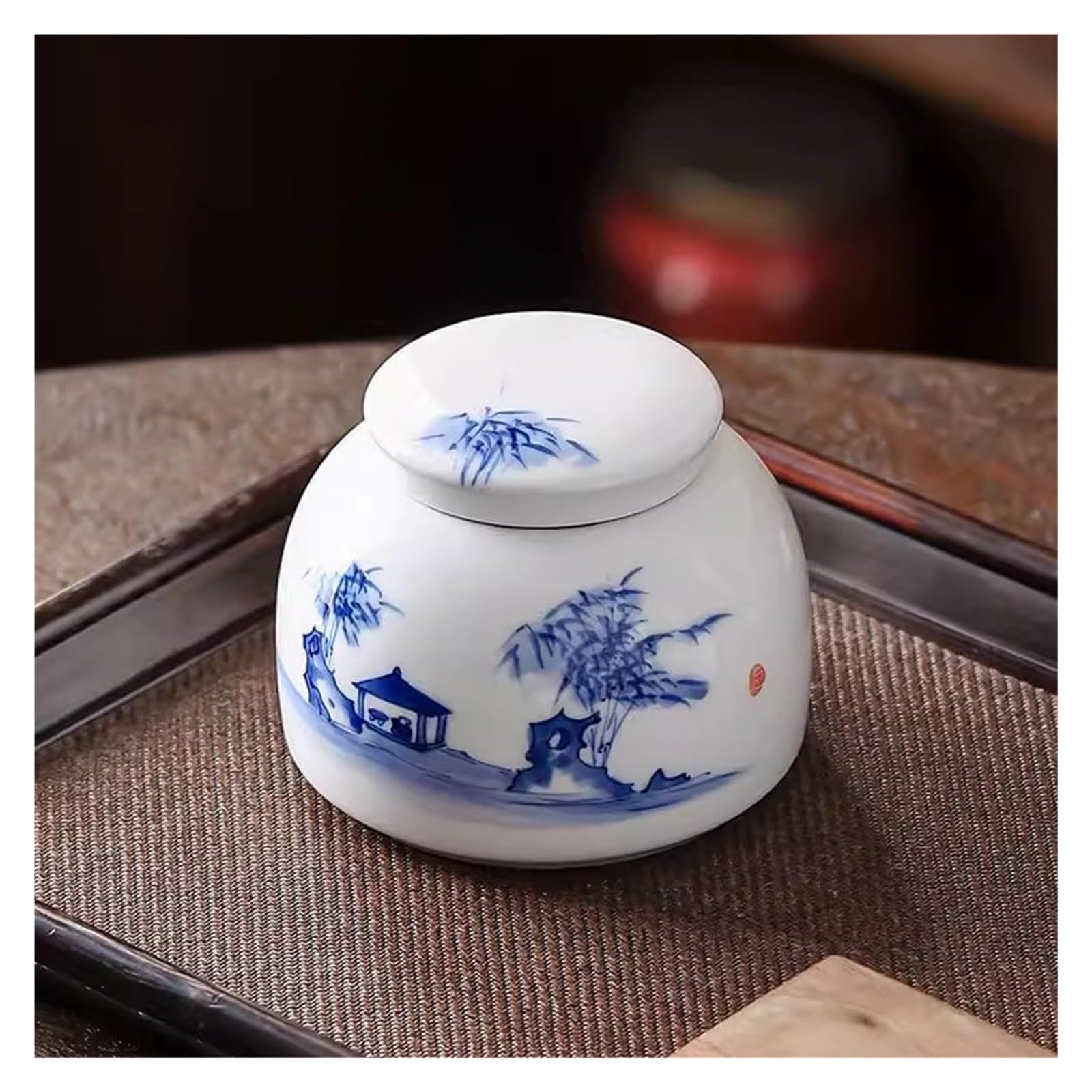 Puszka na herbatę, ceramiczne puszki na herbatę, domowa herbata Pu'er, czarna herbata do przechowywania puszek na herbatę, zamknięte małe puszki do przechowywania herbaty