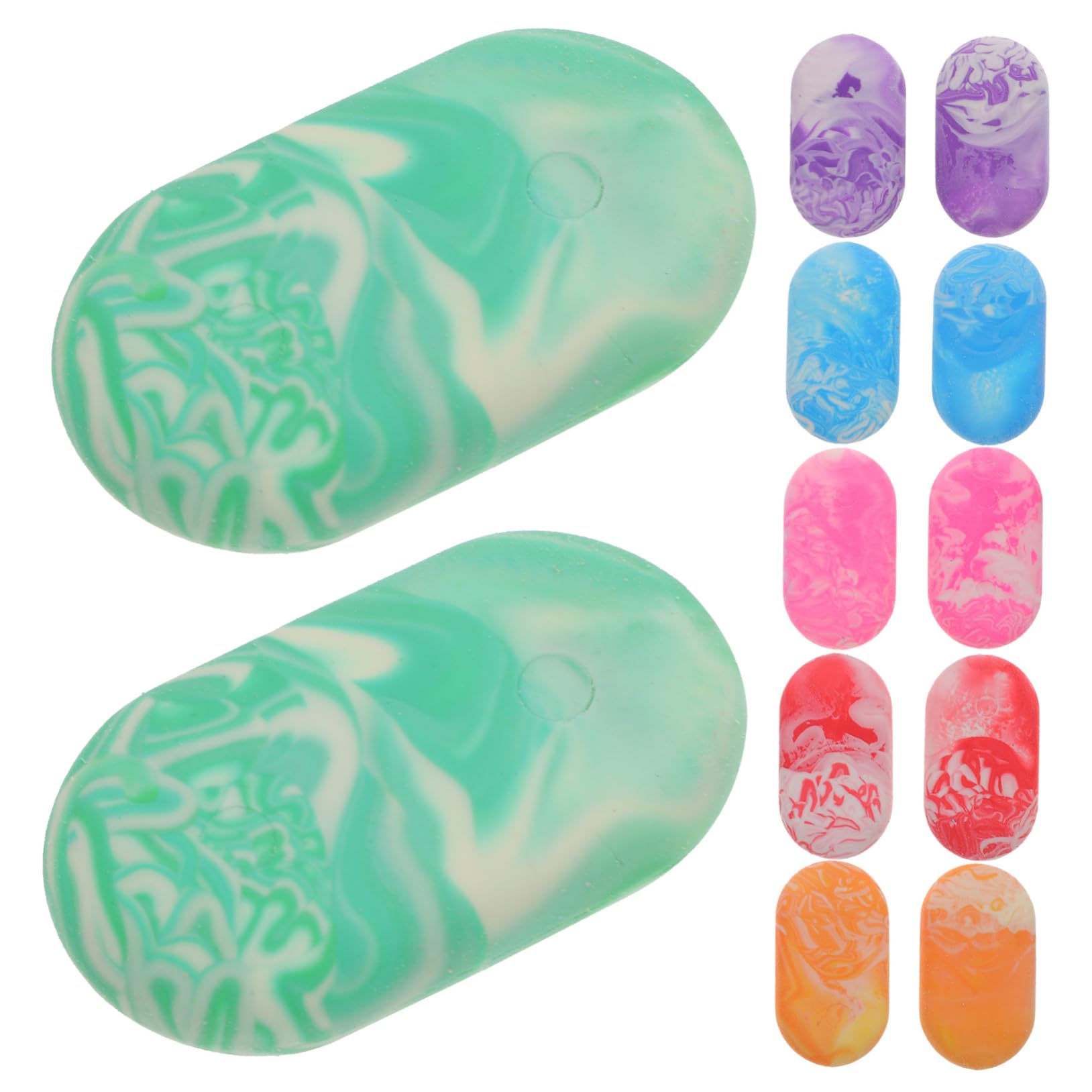 DOITOOL 5 Sätze Marmor Radierer Portable Bleistift Radierer Kreative Radiergummis Für Skizzen Schreibwaren Zubehör Für Schule Und Büro 12 Stück * 5