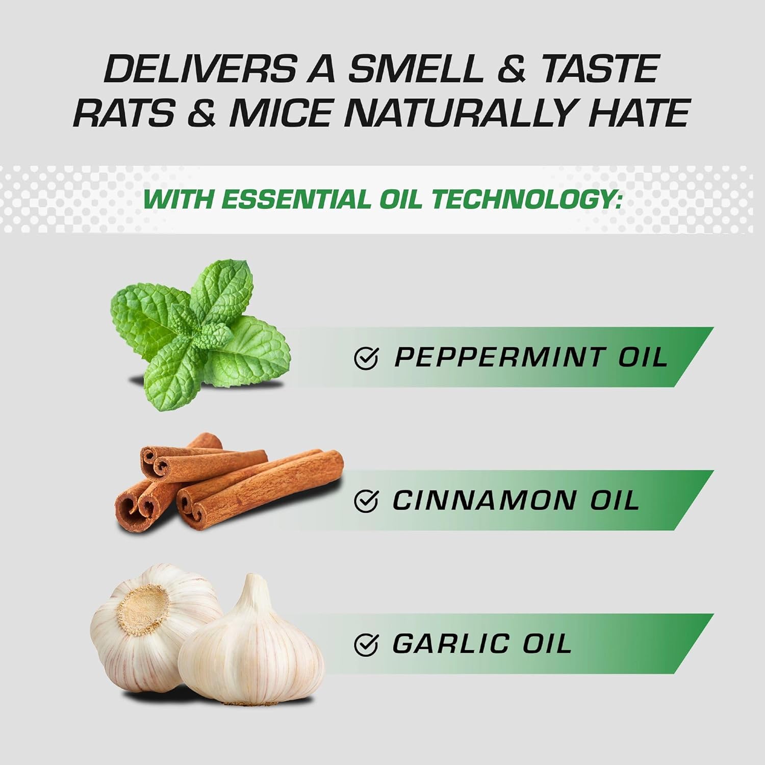 Tomcat Repellents Rodent Repellent Ready-to-Use with Comfort Wand - For Indoor and Outdoor Mouse and Rat Prevention, Peppermint Oil Spray for Rodents with Cinnamon & Garlic Essential Oils, 1 gal.