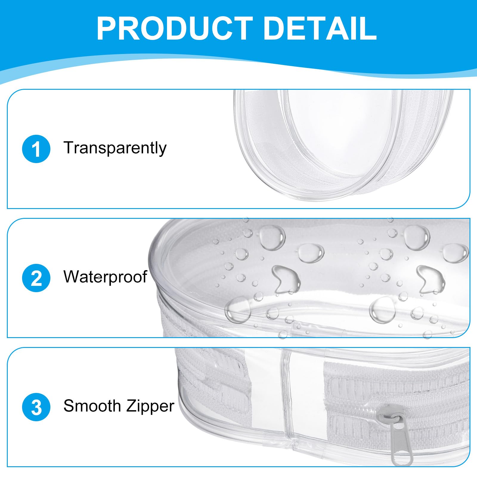 PATIKIL 4x3 Inch Clear Display Bag - Image 3