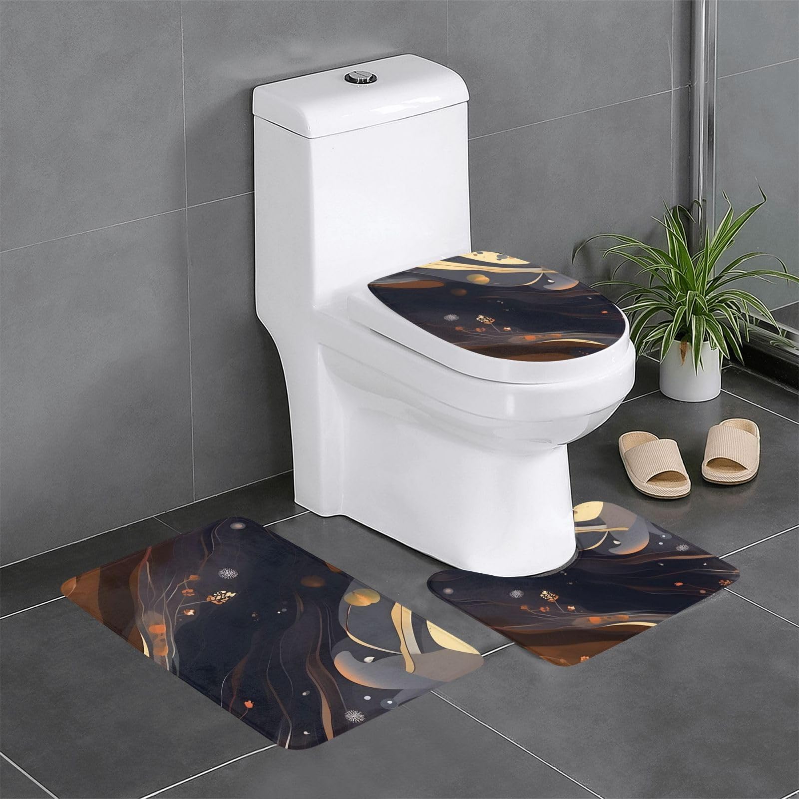 Tapis de salle de bain yefan idéal pour sortie de douche et sol de toilettes