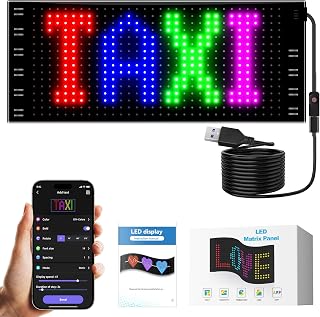 LED Sign for Car Taxi Windshield image