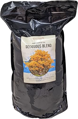 Miniatura 9 de Suelo de árbol, mezcla para bonsái de hoja caduca, de 1.9 l, mantillo 100 % orgánico de la marca Tinyroots, formulado para arce japonés, carpe