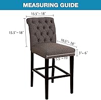 Vista 20 de Flamingo P Bar Stool Covers with Backs Bar Stool Seat Covers Barstool Covers Slipcovers Counter Height Bar Stool Chair Covers Removable Washable for