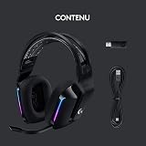 Logitech G G733 Casque Gamer Sans Fil LIGHTSPEED avec Bandeau de Suspension, LIGHTSYNC RVB, de Micro Blue VO!CE, Transducteurs Audio PRO-G, Ultra-Léger, Batterie 29h, Portée de 20m, PS4, PS5 - Noir - 6