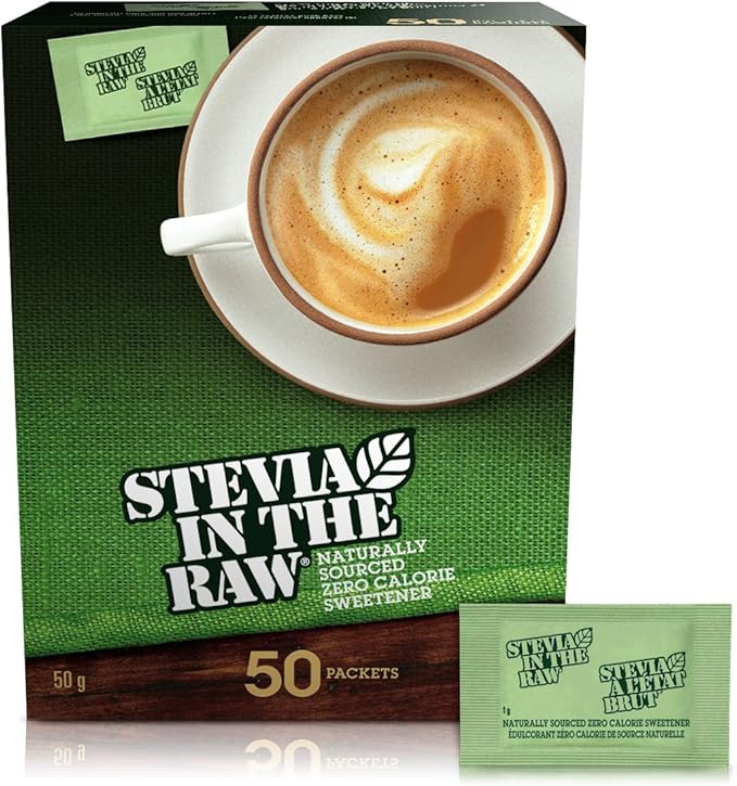 Stevia In The Raw Natural Sweetener 50 Packets Amazon.ca Grocery