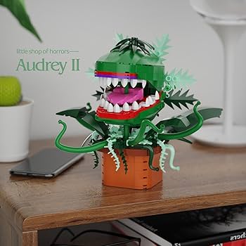 知育 ブロックAudrey II おもちゃ 組み立てキット 人食い花 Amazon.co.jp: Millionspring オードリーII ピラニア 植物