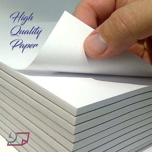 Miniatura 3 de Memo Pads - Almohadillas para notas (10 blocs de notas con 50 hojas en cada bloc de notas)