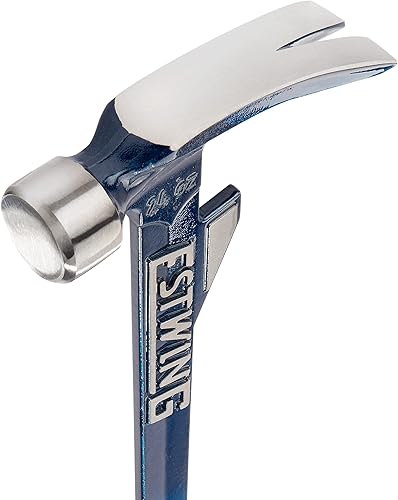 Miniatura 9 de Estwing E6-24TM - Cara fresada de 24 onzas diente de martillo agarre de nailon y vinilo azul