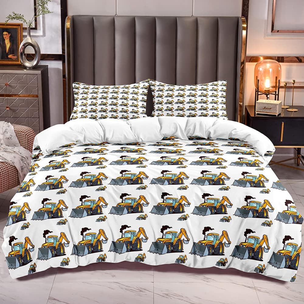 Bulldozer Construction Truck Duvet Cover Set Queen Nigeria Ubuy