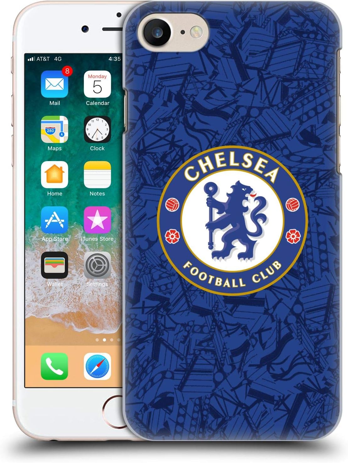Head Case Designs Officially Licensed Chelsea Football Club Home 2019/20 Kit Hard Back Case Compatible with Apple iPhone 7/8 / SE 2020 & 2022