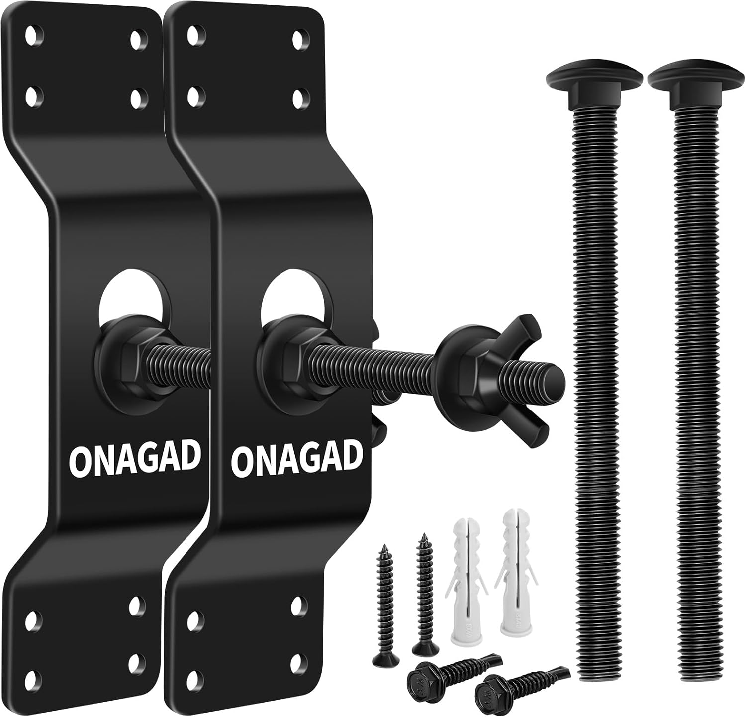 2 Pack Wall Mount Spare Tire Carriers, Upgraded Spare Wheel Holder Mounts, Spare Tire Mounting Bracket Rack for Enclosed Trailers, Trucks, Cargo Race Box Trailers, Vans, Warehouses, Garages and Semis