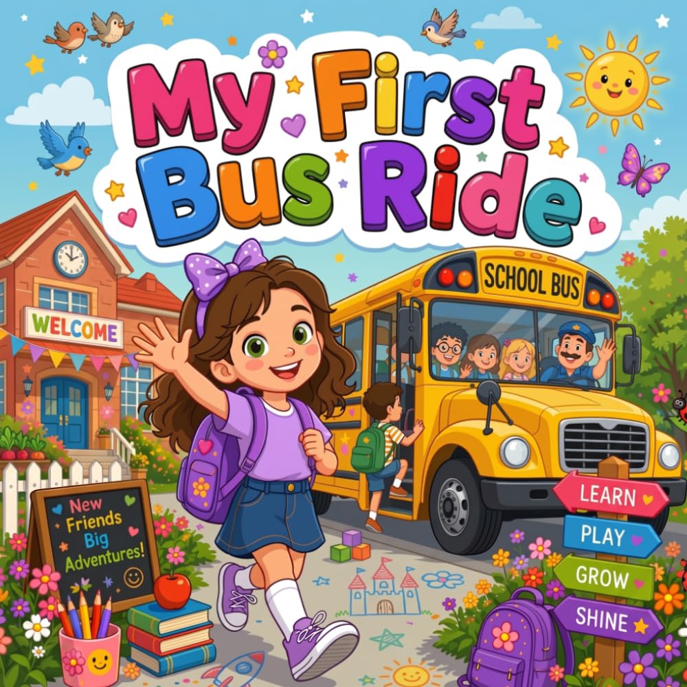 My First Bus Ride: A Children's Book About Riding the School Bus and Making New Friends