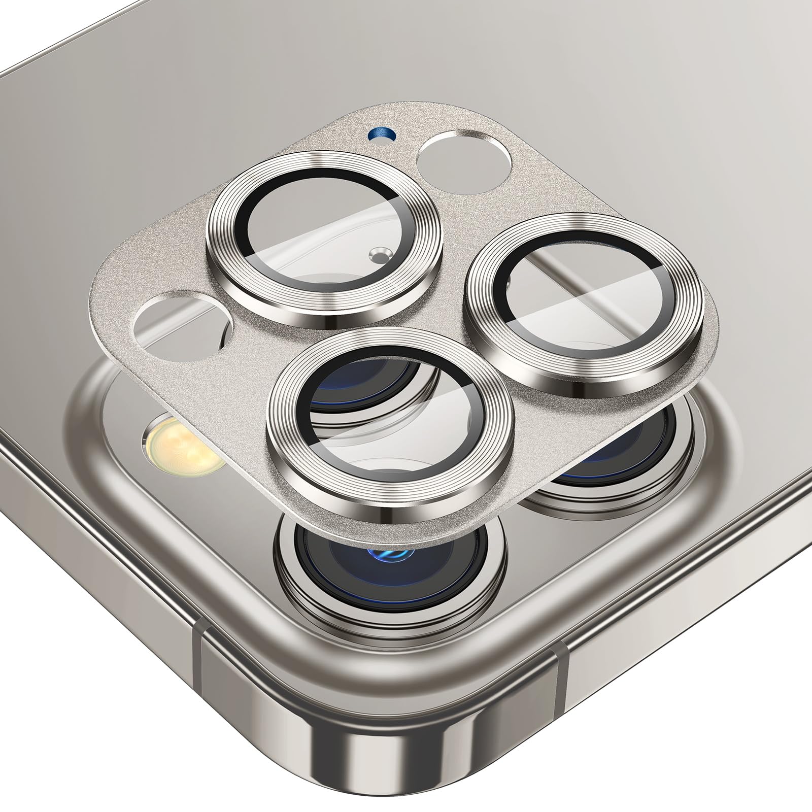 Protecteur d'objectif iPhone 16 Pro Max plateau d'installation inclus - 8